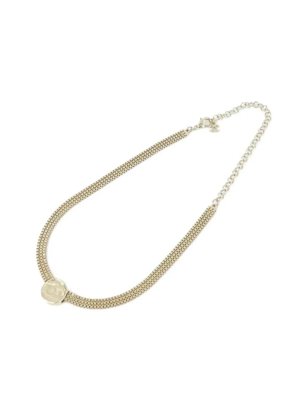 Chanel Choker Necklace Gold